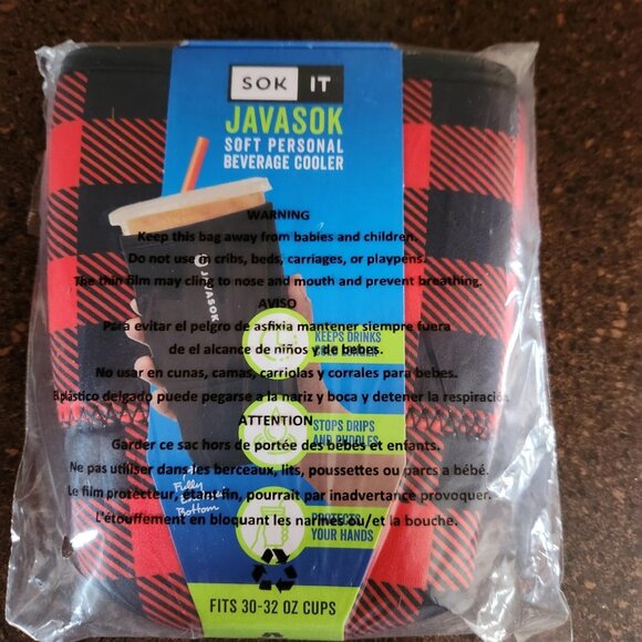 JAVA SOX, new, in packaging, size large for Starbucks trente dunkins large 30-32 - Picture 1 of 3